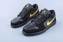 Load image into Gallery viewer, Air Jordan 1 Low Help Super Black Yellow